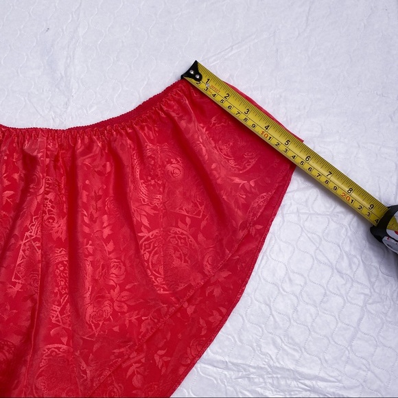 Victoria’s Secret vintage coral satin flutter panty L - Picture 4 of 9